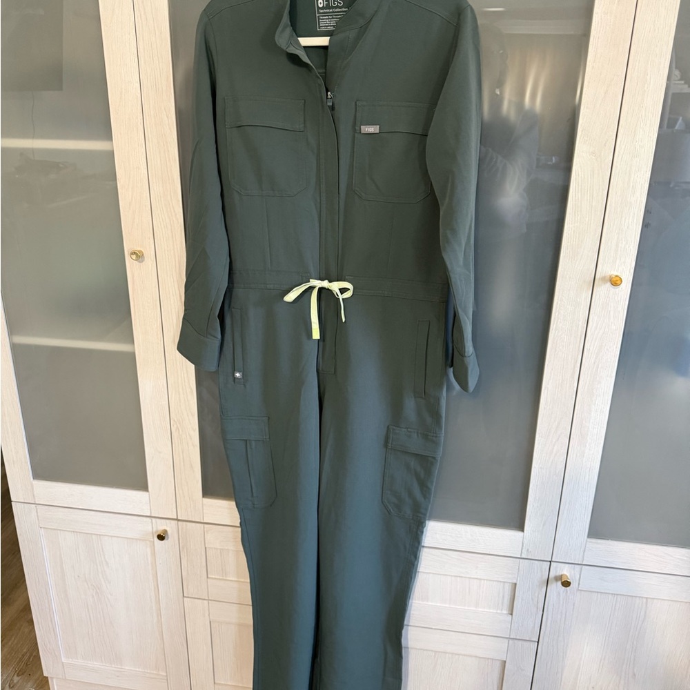 Figs Dark Green Women's Jumpsuit